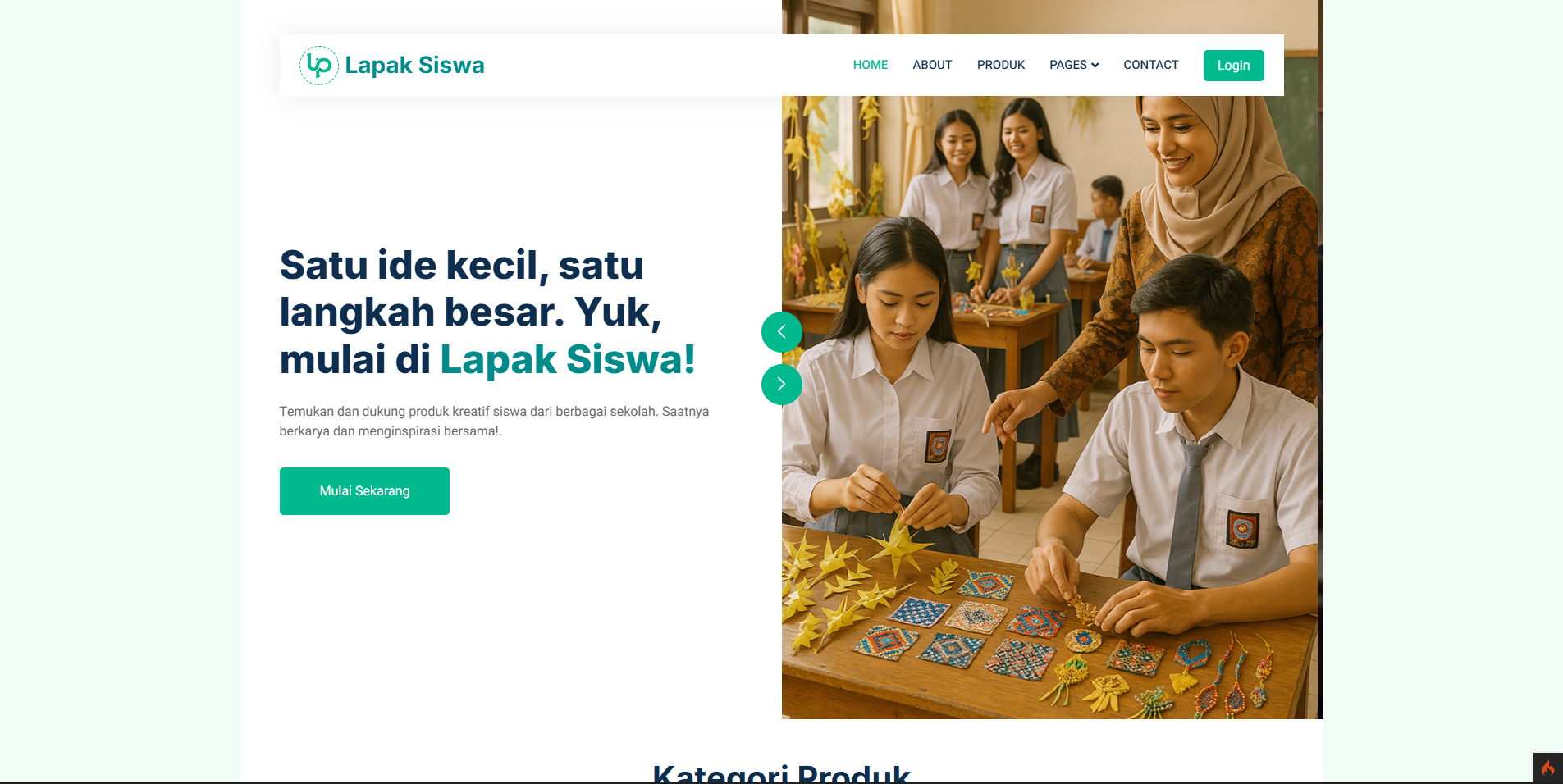 Lapak Siswa Website